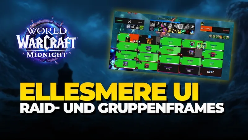 Ellesmere UI hat nun richtig gute Raidframes